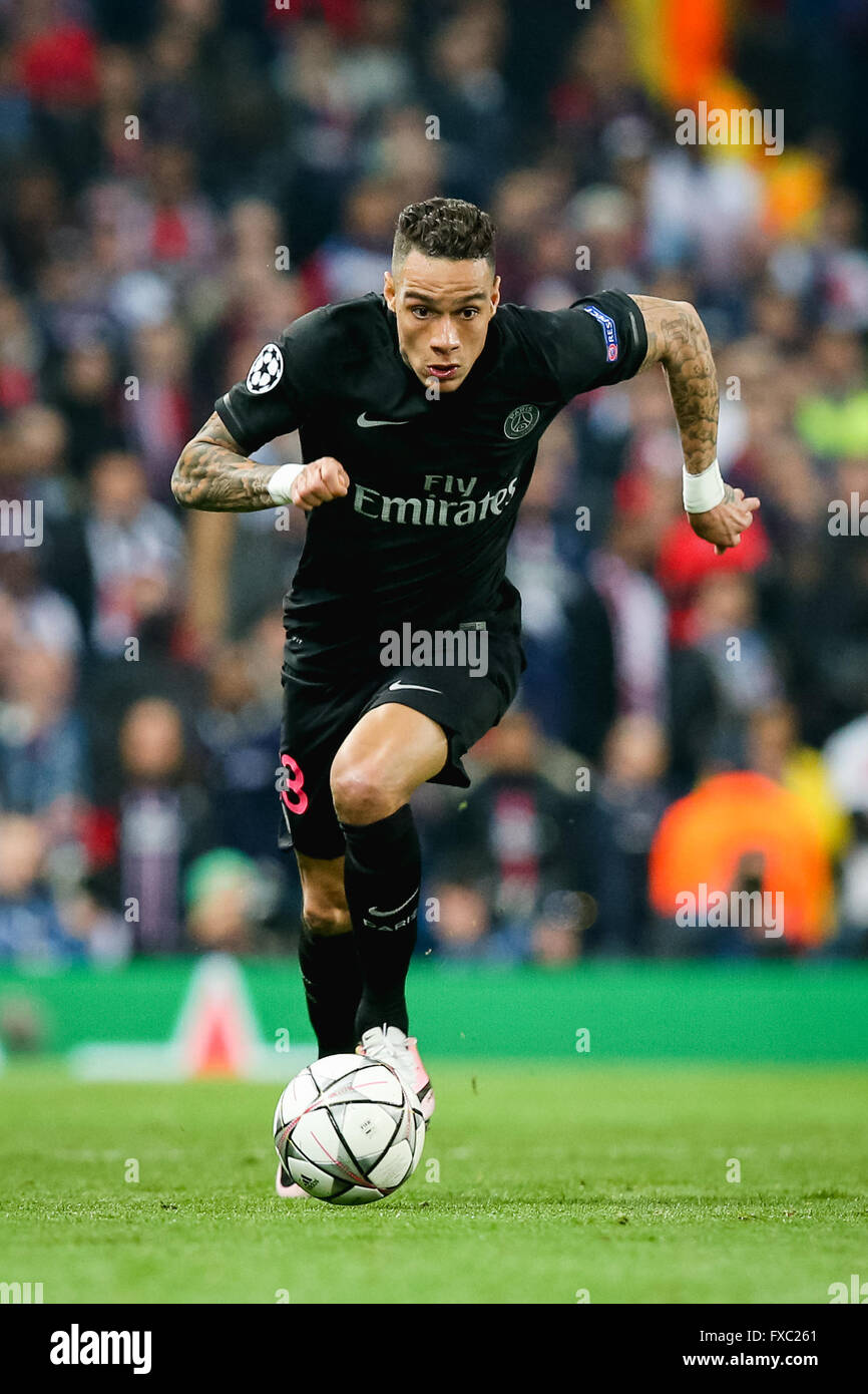 Gregory van der Wiel (PSG), MARCH 6, 2013 - Football / Soccer : UEFA  Champions League Round of 16, 2nd leg match between Paris Saint-Germain 1-1  Valencia CF at Parc des Princes