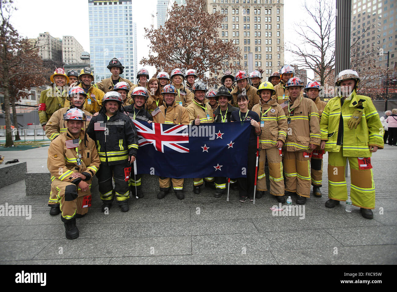 New York City, NY, USA. 13th Mar, 2016. 343 Firefighters from across