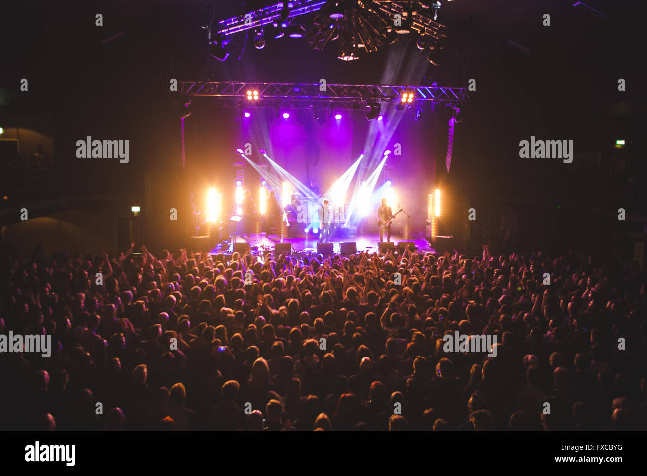 Manchester, UK. 14th April, 2016. English fivepiece band from Essex