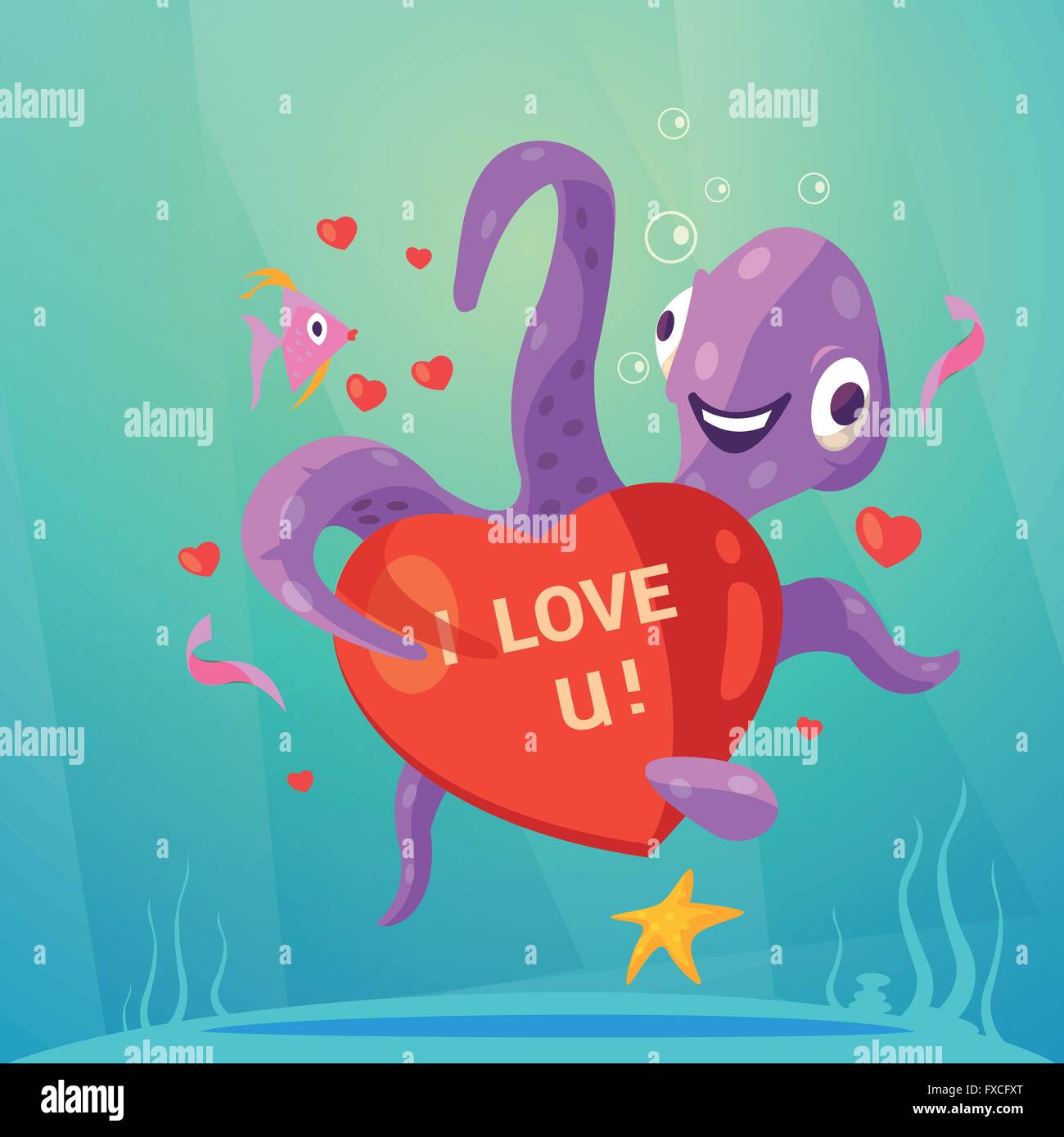 Decoration template valentine day Stock Vector Images - Alamy