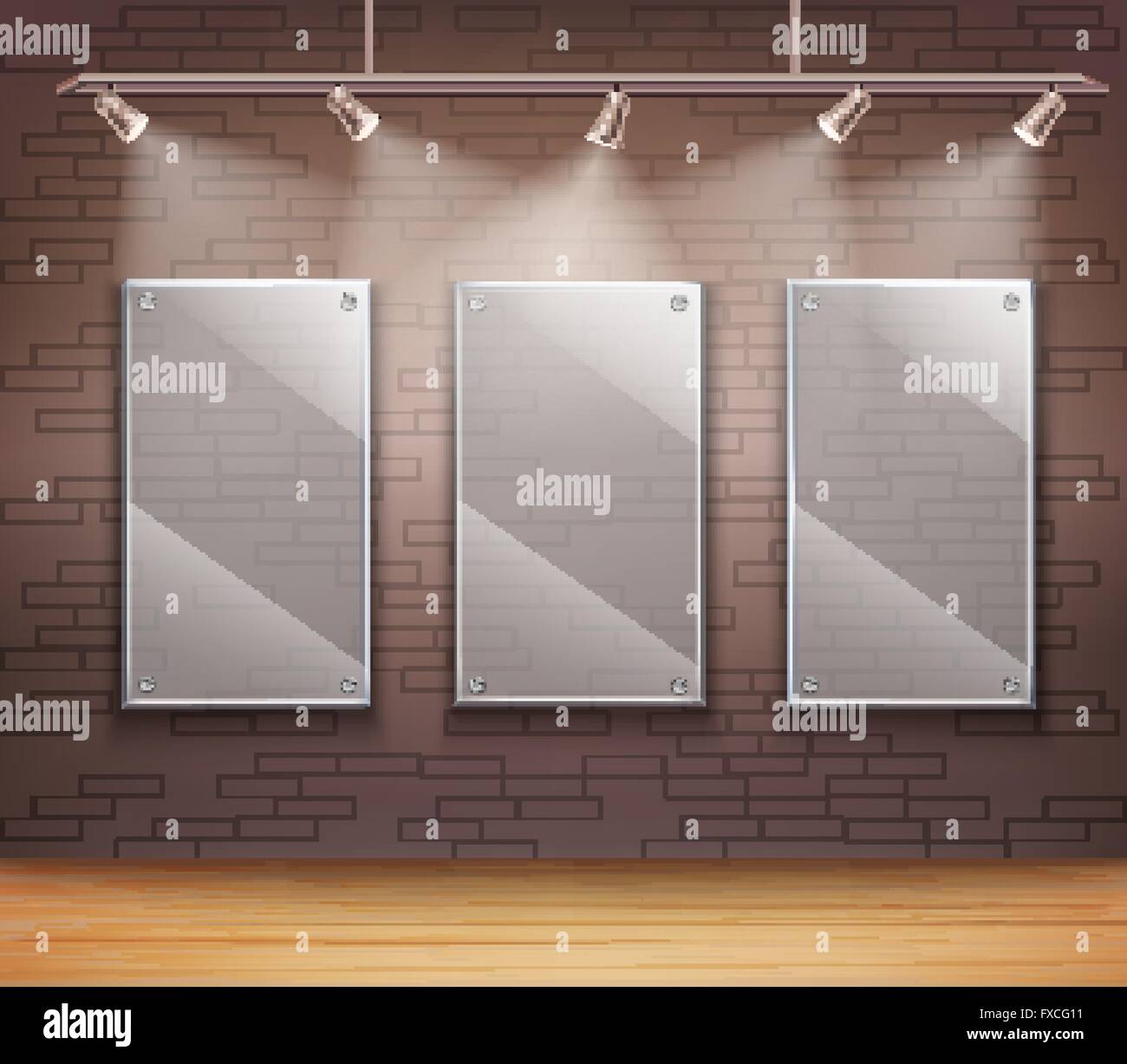 Glass Gallery Frames Stock Vector Image & Art Alamy