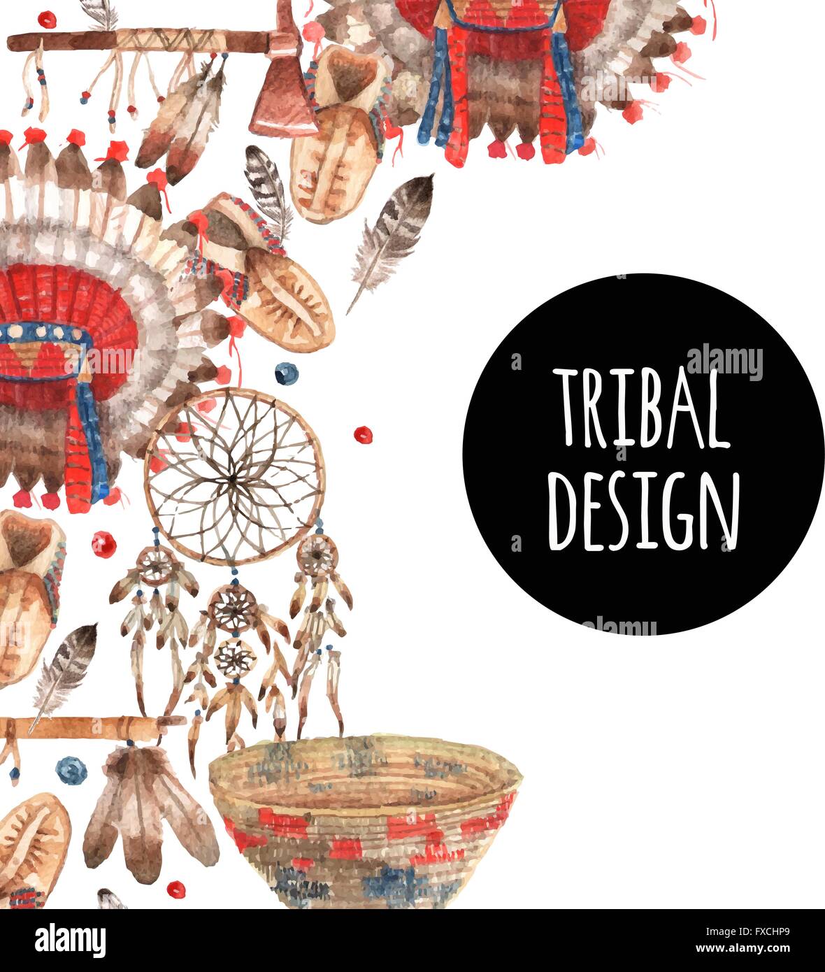 Authentic native american dreamcatcher Stock Vector Images - Alamy
