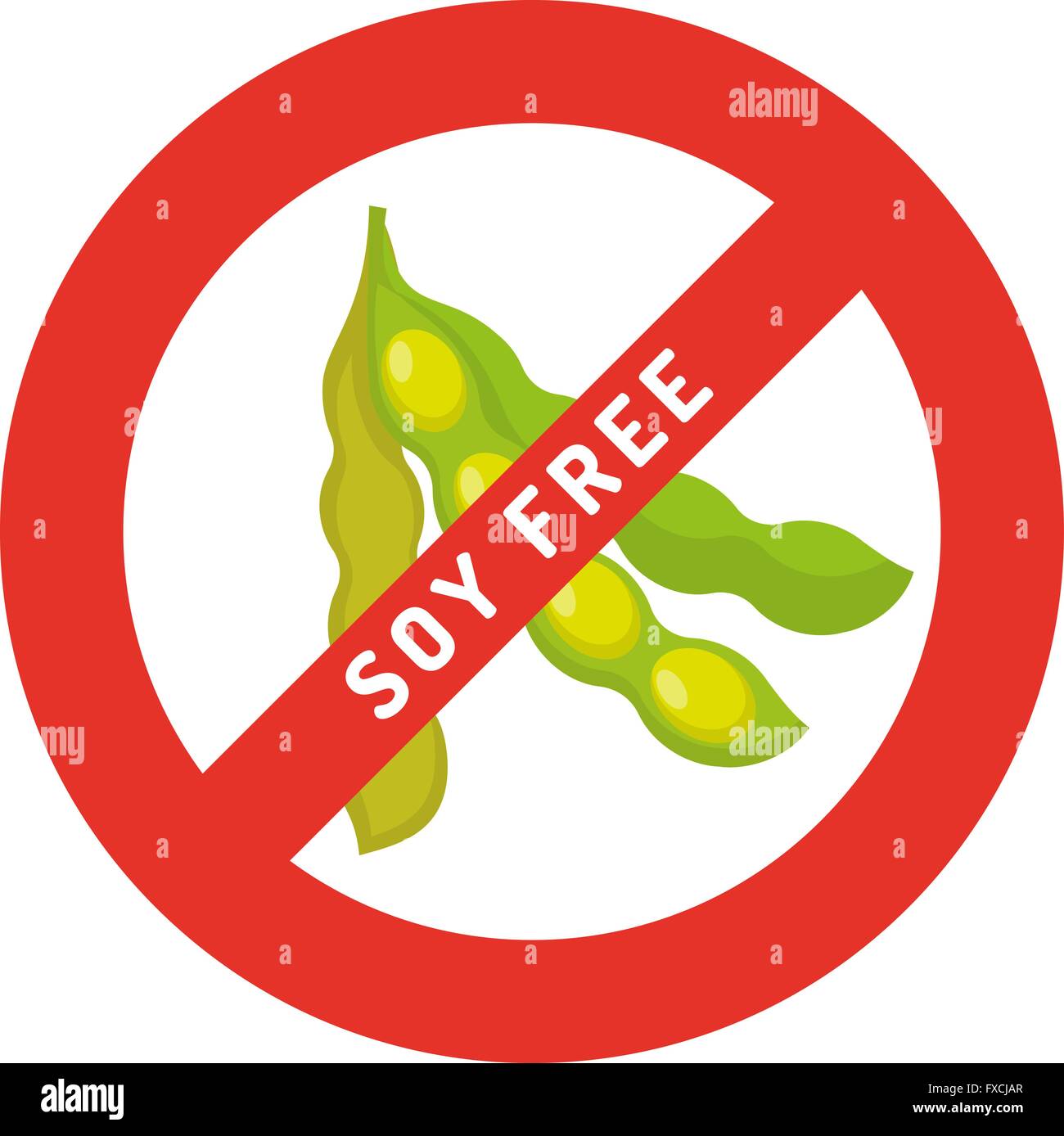 Soy free logo Stock Vector Image & Art Alamy