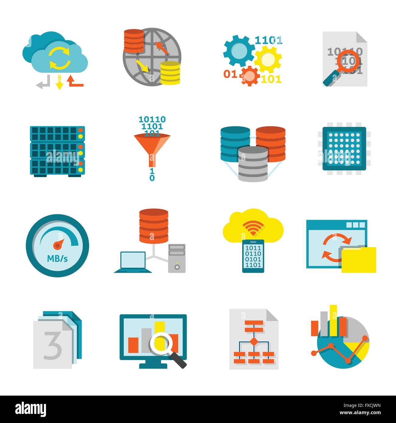 Database file Stock Vector Images - Alamy