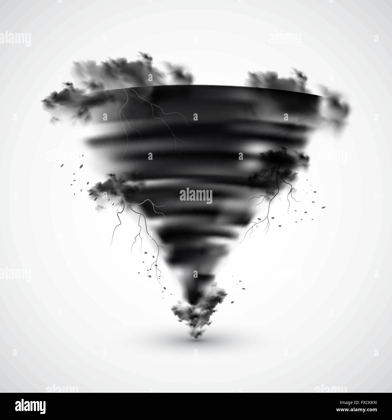 Realistic Tornado Illustration Stock Vector Image & Art - Alamy