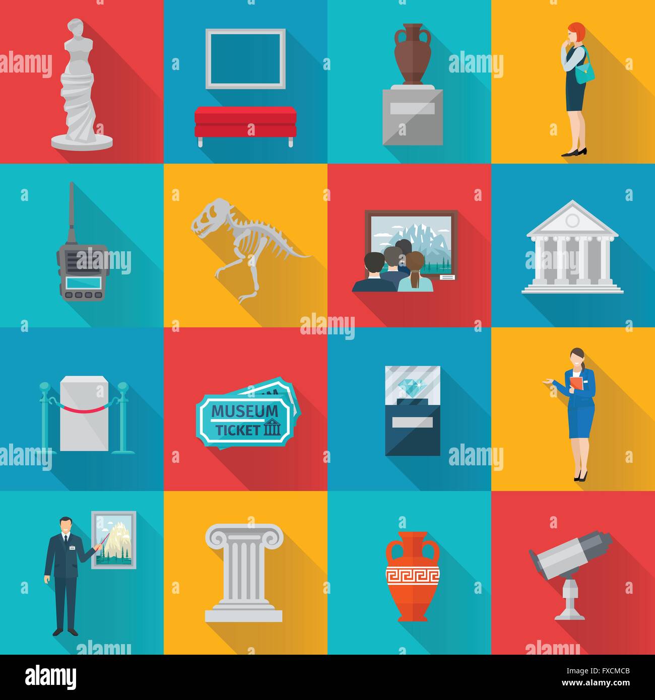Fine art museum gallery Stock Vector Images - Alamy