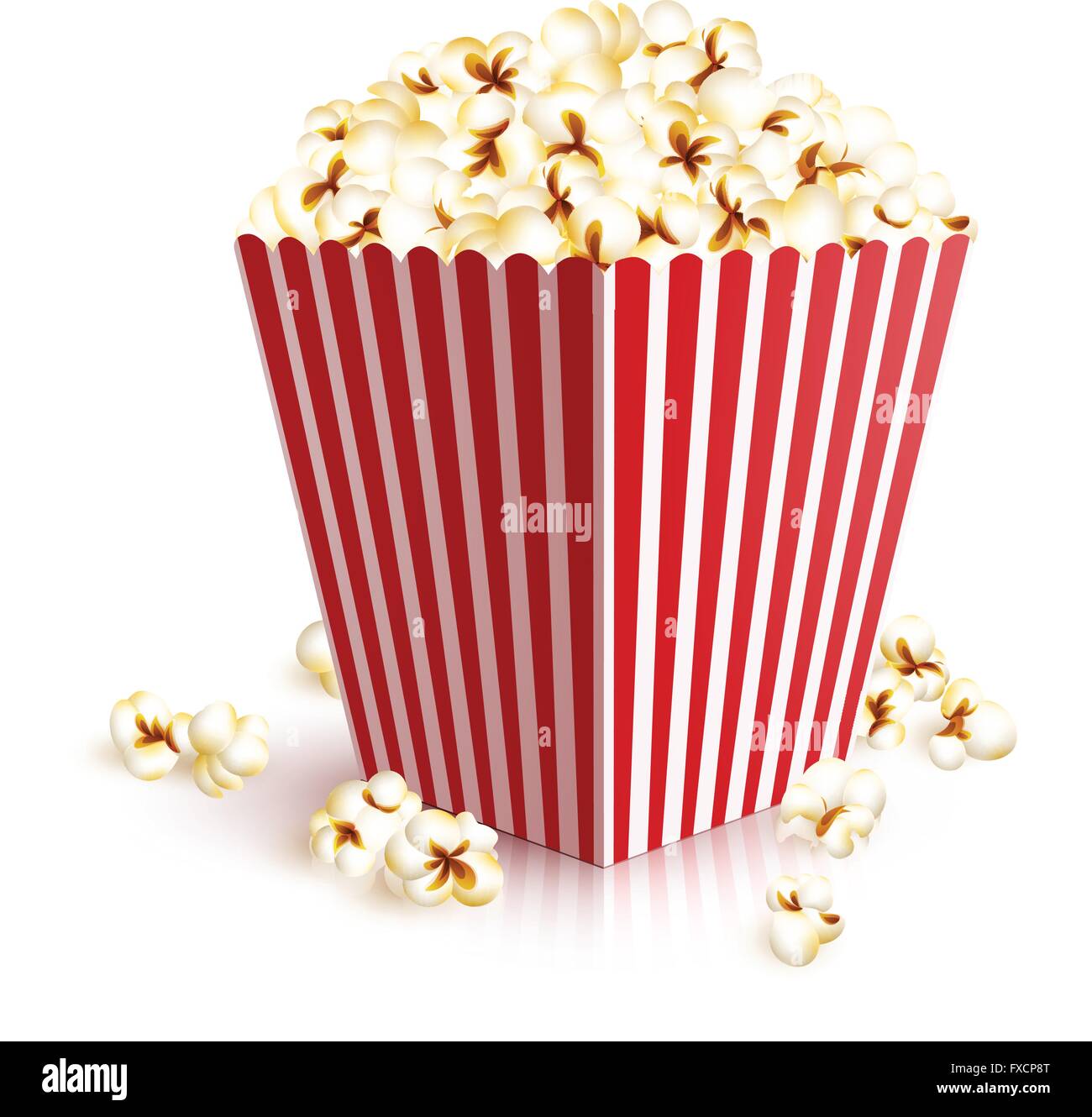 Realistic Popcorn Bucket Stock Vector Image & Art Alamy
