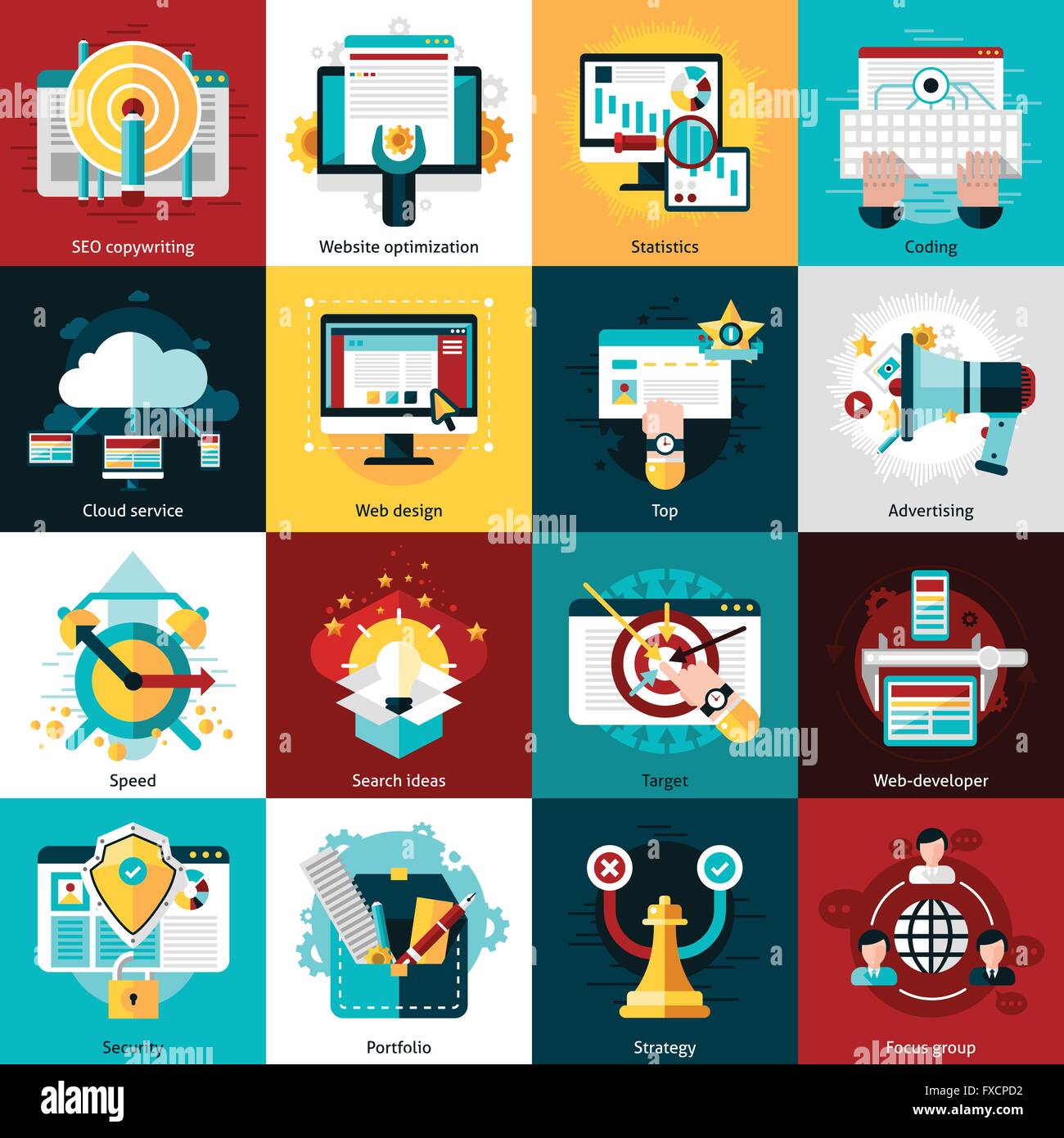 Security strategy development Stock Vector Images - Alamy