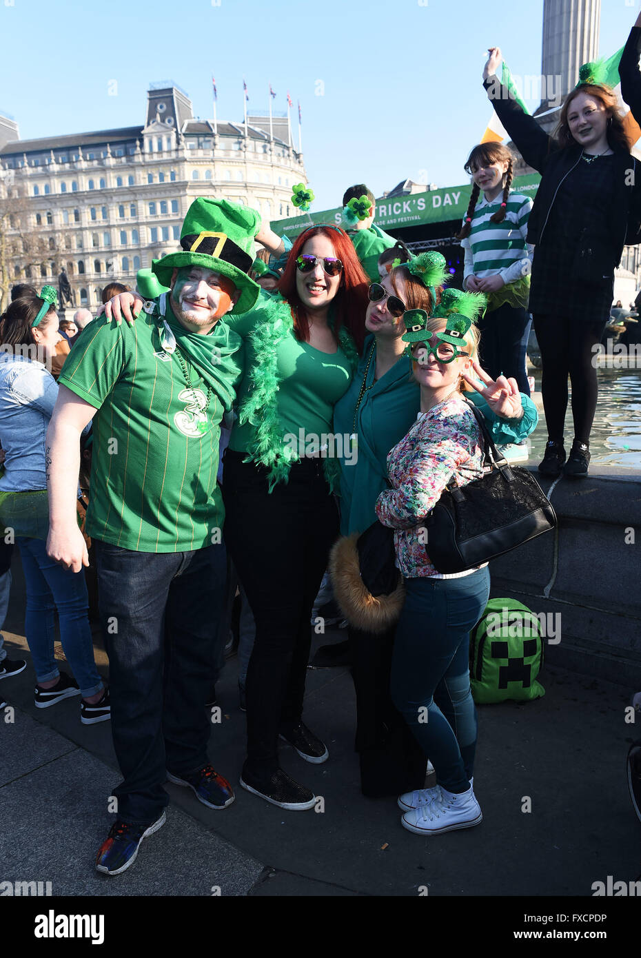 trafalgar square london st patricks day
