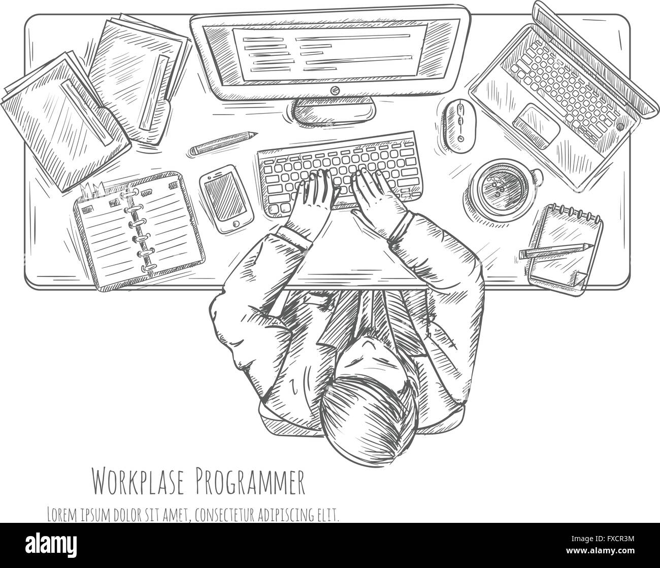 How To Draw A Computer Coding