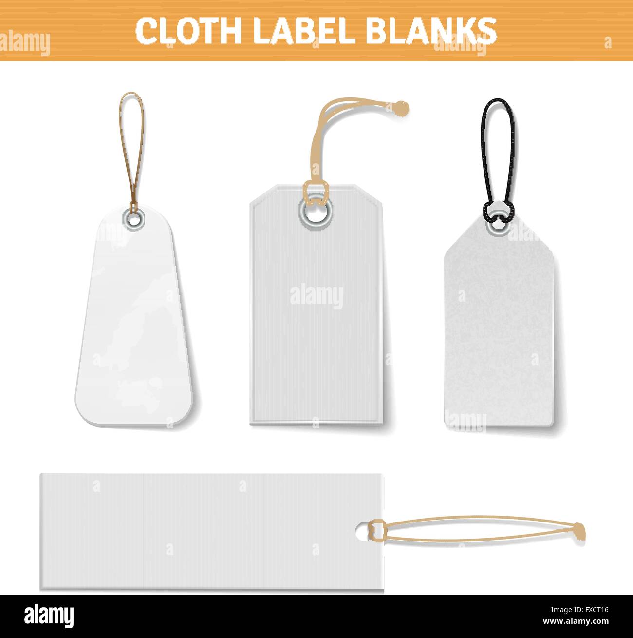 Clothes Label Tags Set Stock Vector Image & Art Alamy