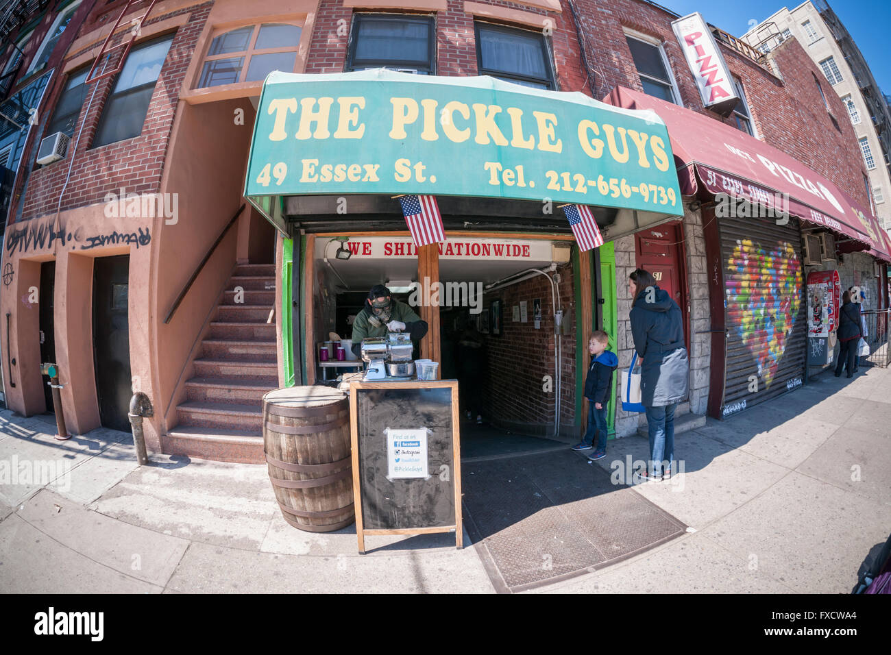 Diller, The Pickle Guys, 357 Grand St, New York, NY Stock Photo