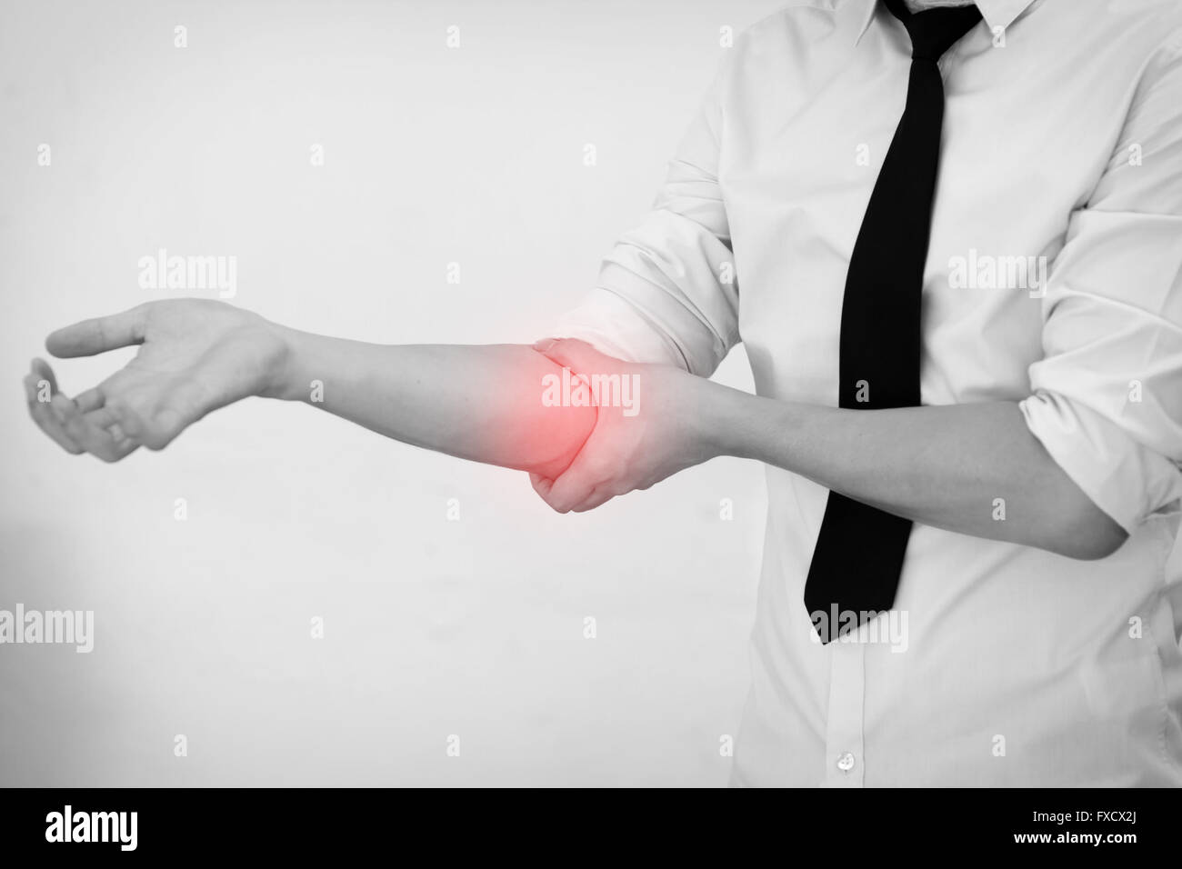 Elbow Massage Man High Resolution Stock Photography and Images Alamy