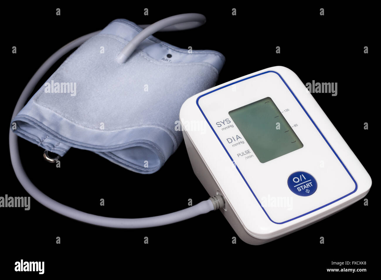 Digital manometer for blood pressure measurement Stock Photo Alamy