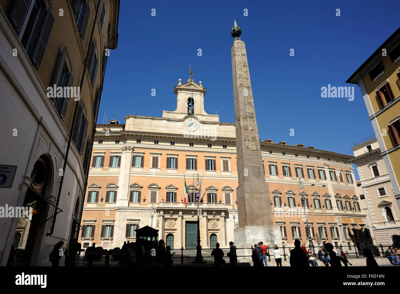 Italy, Rome, Palazzo di Montecitorio, italian parliament Stock Photo