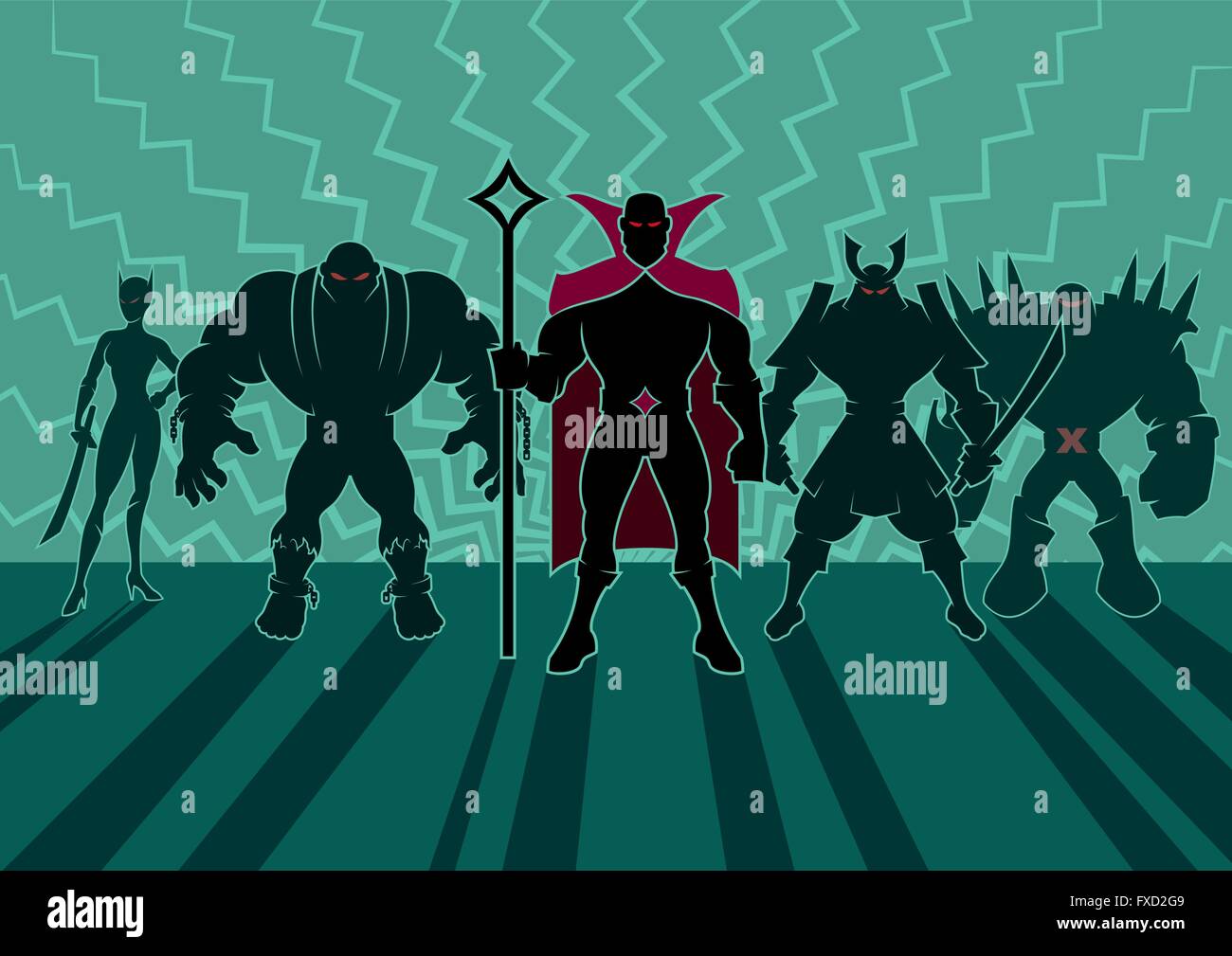 Cyborg Justice League Stock Vector Images Alamy