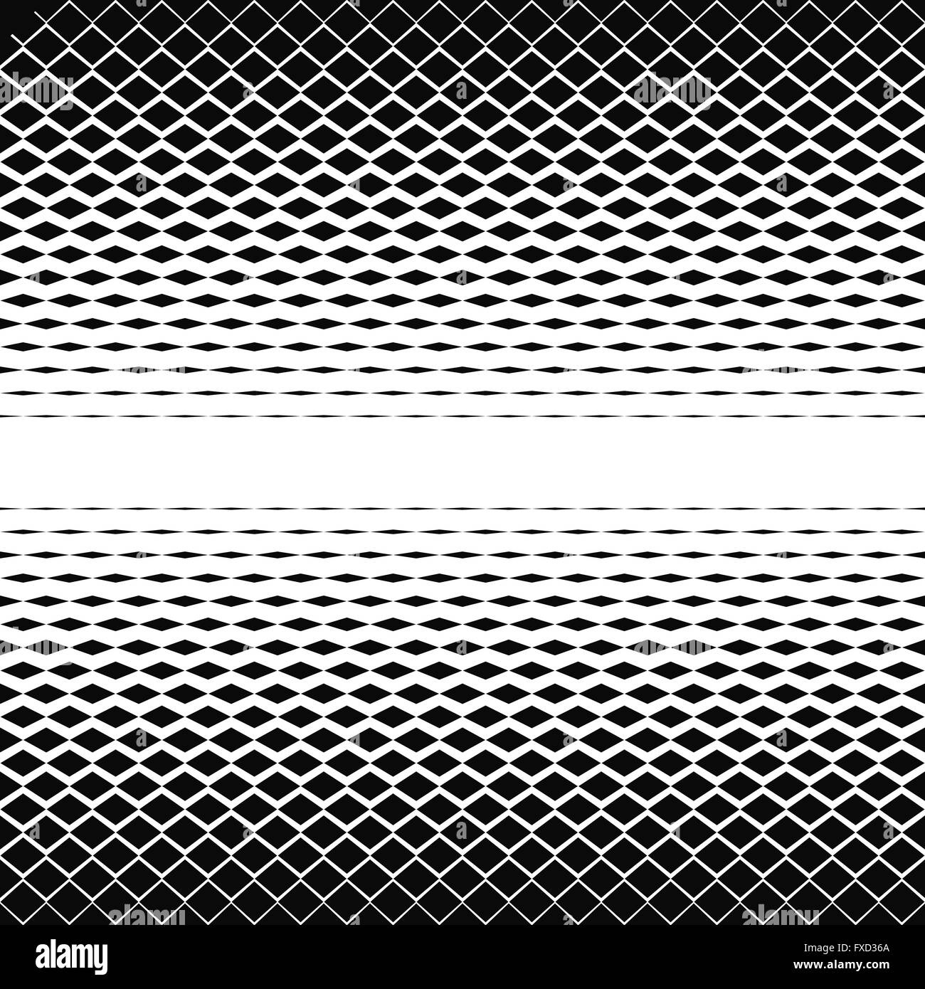 Horizontal black and white square pattern design Stock Vector Image