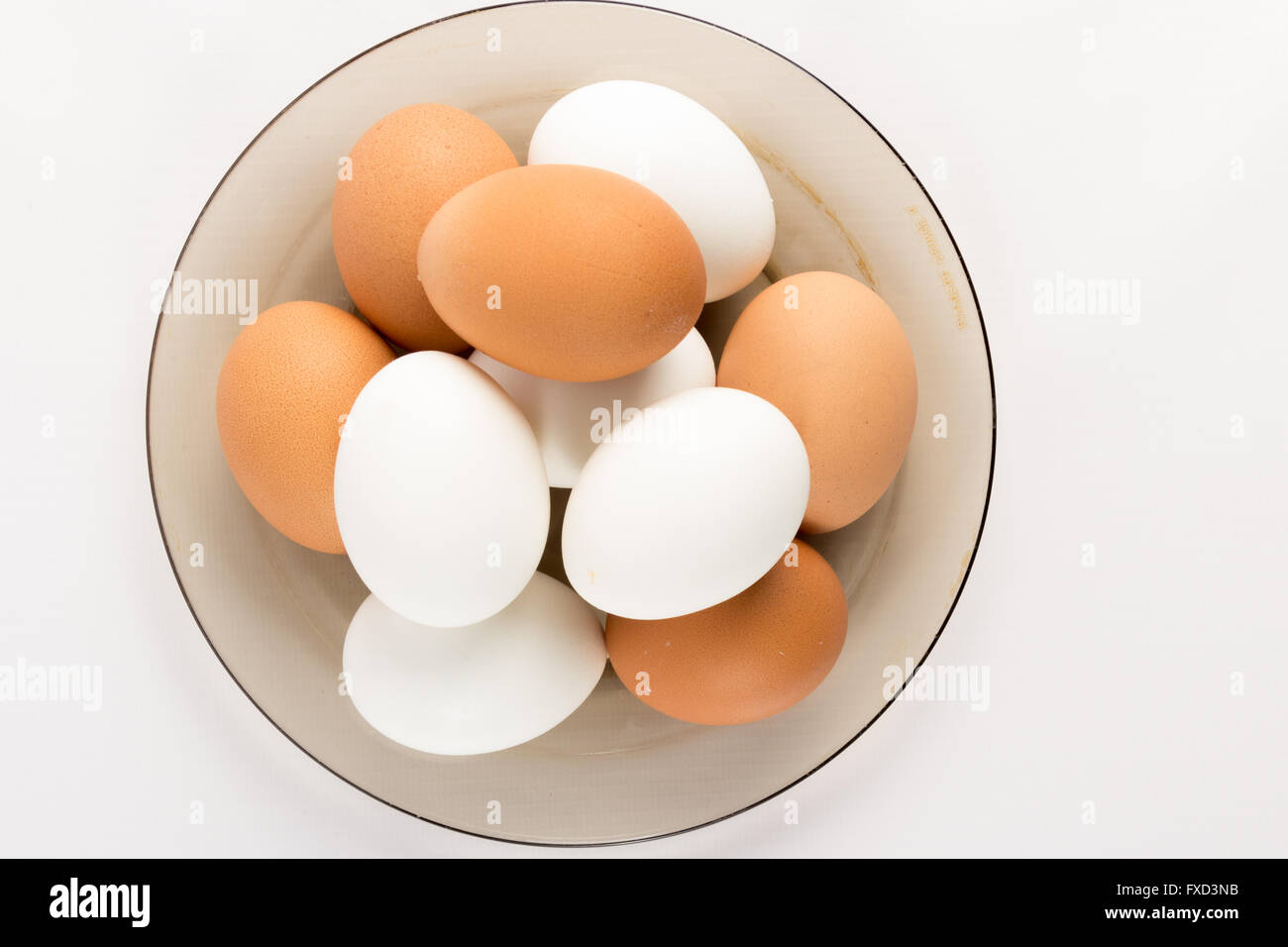 Colored Easter eggs isolated on white background Stock Photo - Alamy