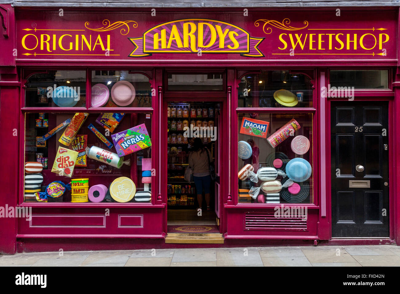 Hardys Sweet Shop New Row Covent Garden London Uk Stock Photo