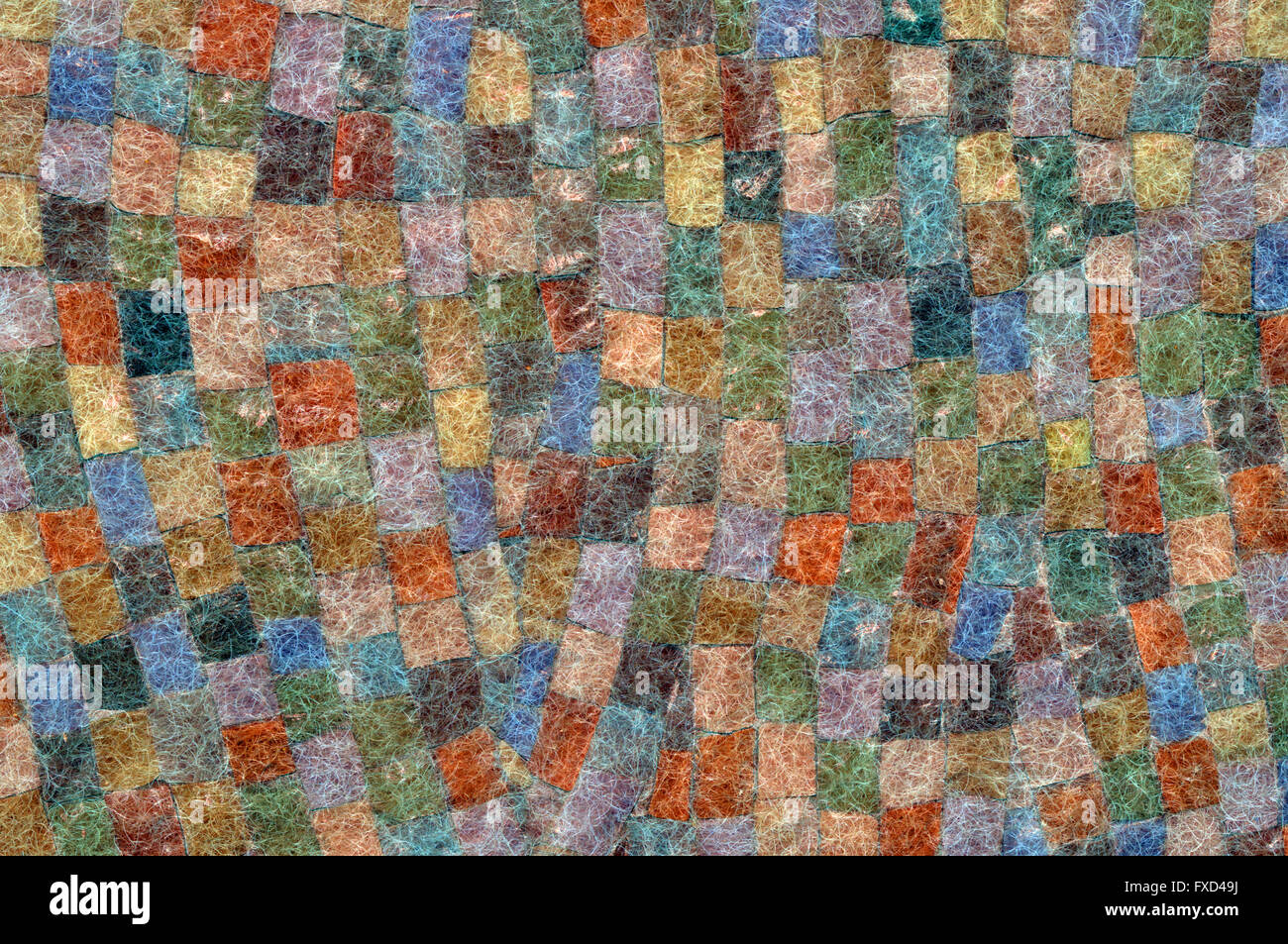 Mohair mosaic Stock Photo