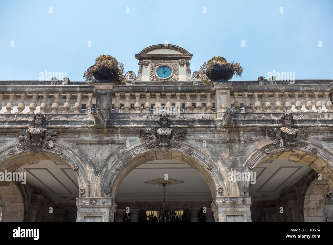 Museo Nacional de Historia in Castillo de Chapultepec in Mexico City Stock Photo