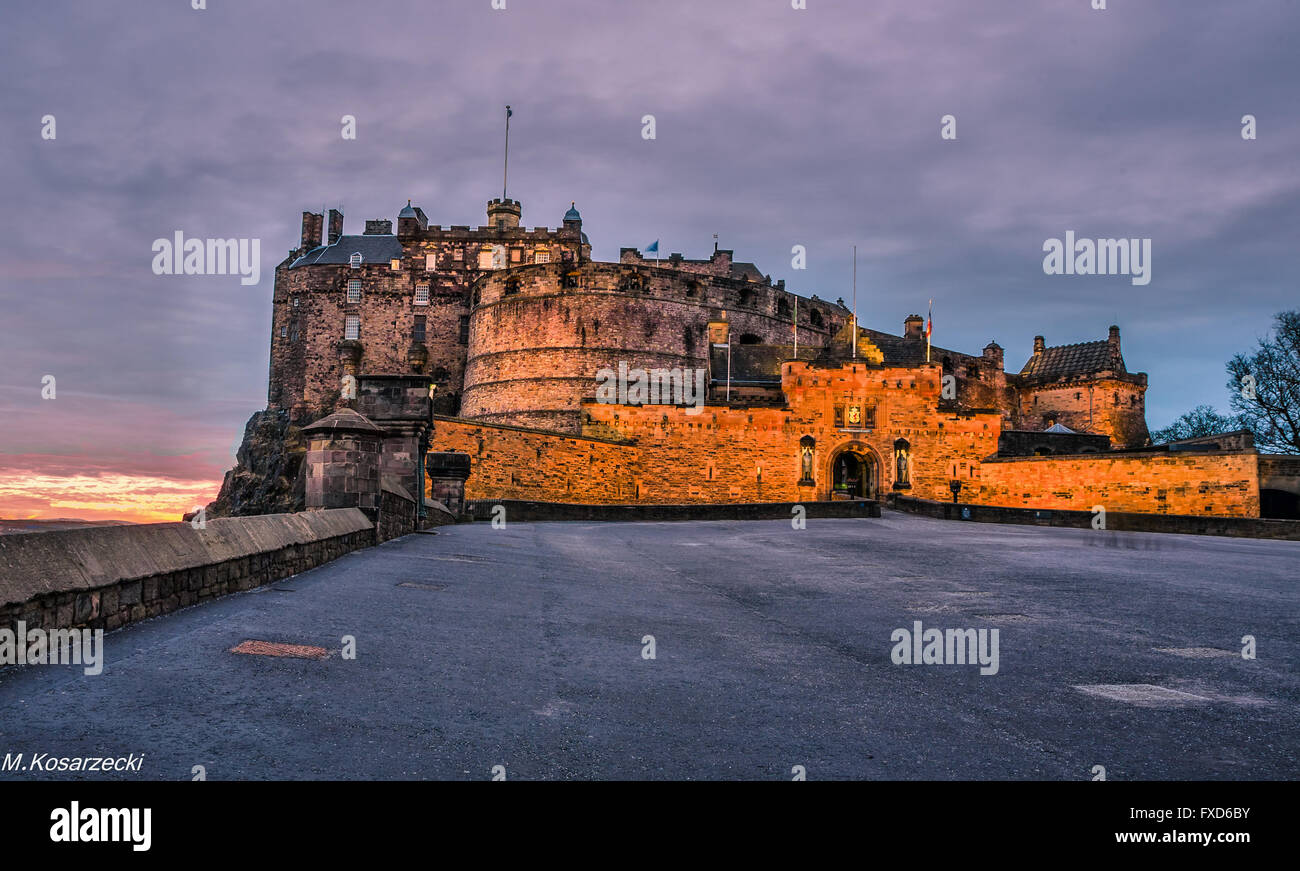 Edinburgh Castle Stock Photo