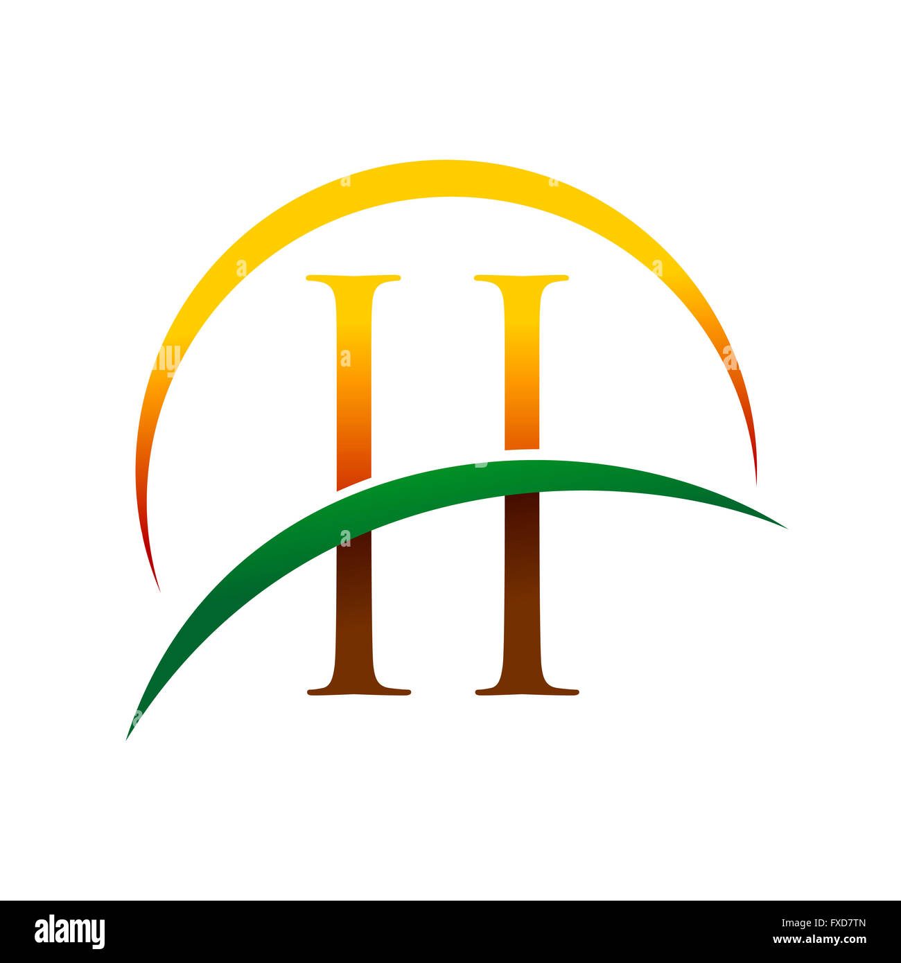 Initial H Logo Design Stock Photo