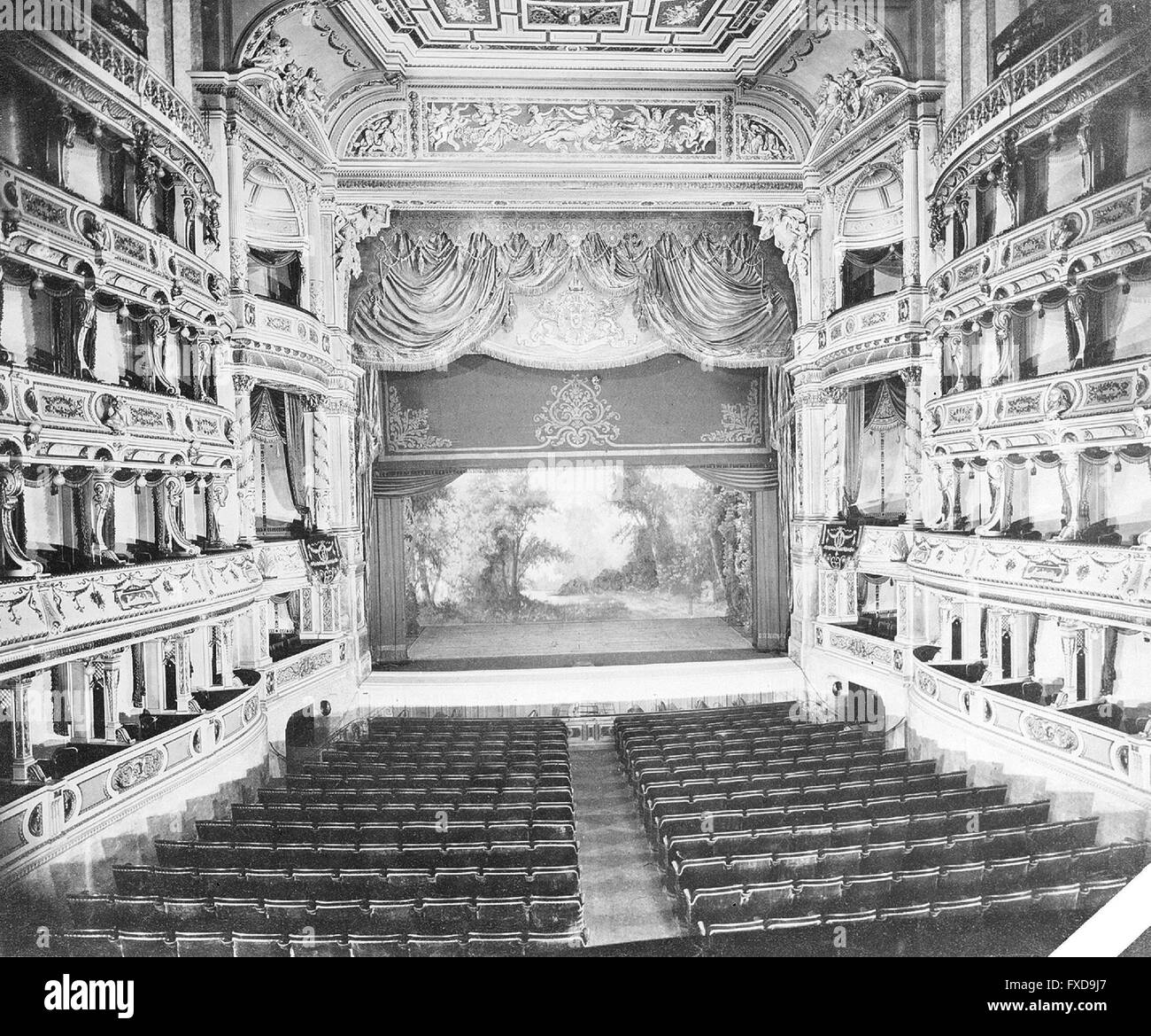 Burgtheater 19th century hi-res stock photography and images - Alamy