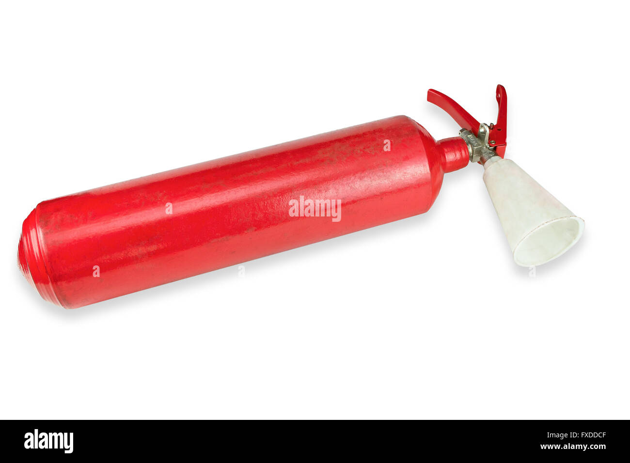 Fire extinguisher isolated on white background Stock Photo