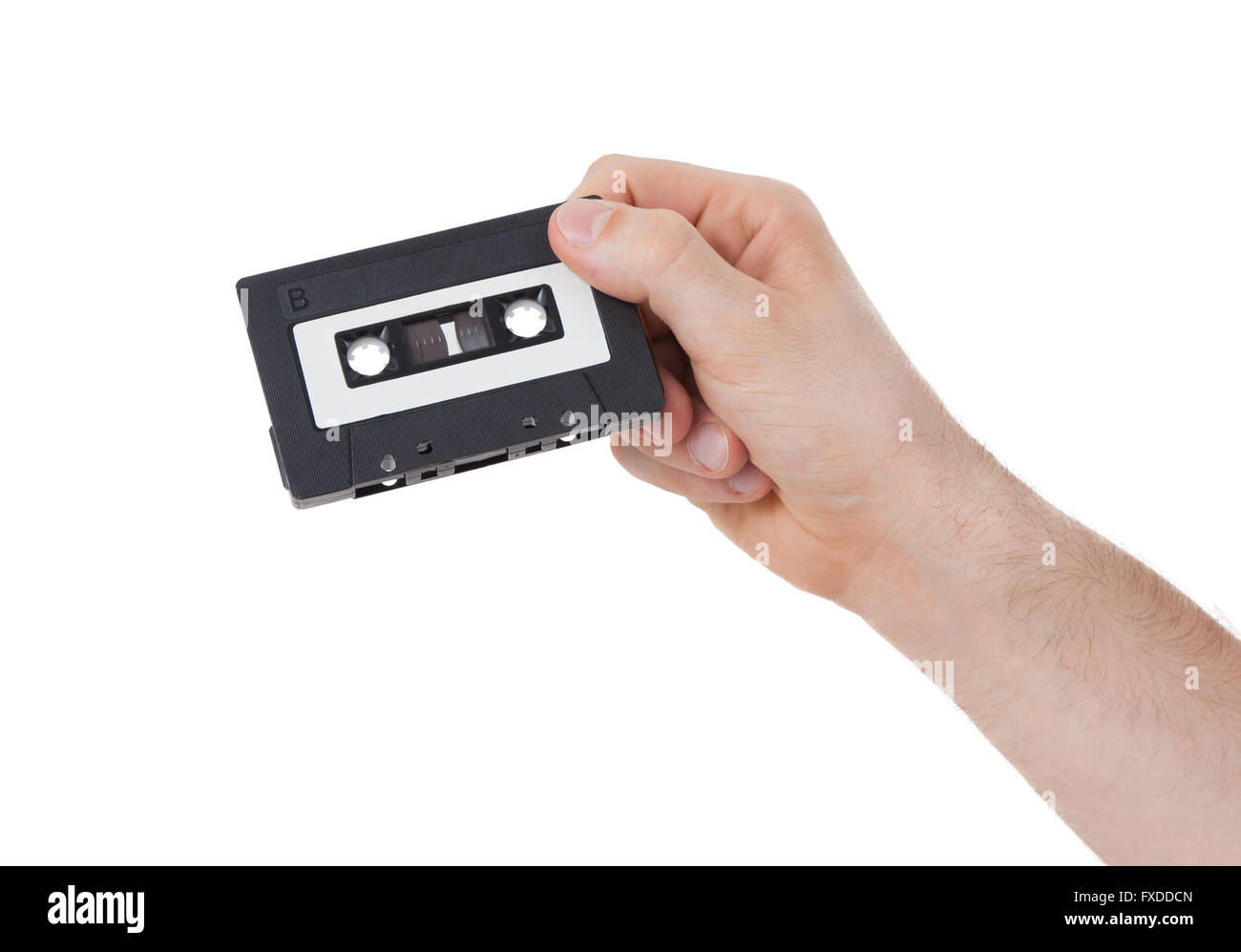 Vintage audio cassette tape, isolated on white background Stock Photo Alamy