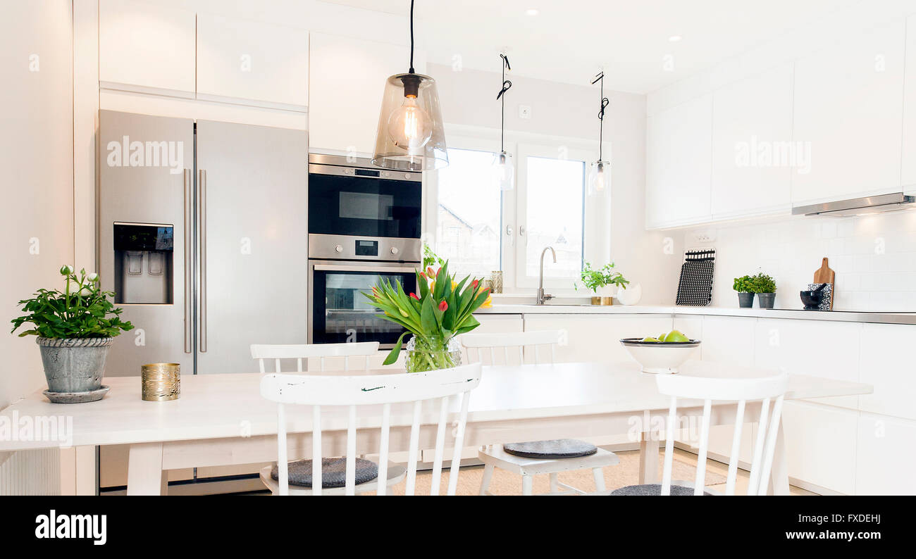 Scandinavian Kitchen Design High Resolution Stock Photography And Images Alamy