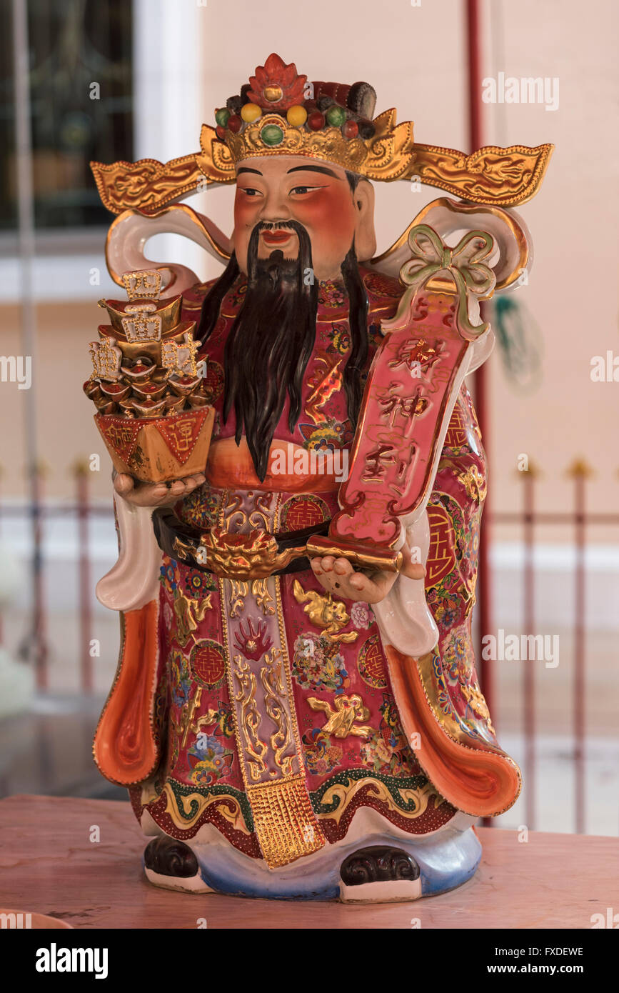 Chinese statue Wat Indraviharn Bangkok Thailand Stock Photo