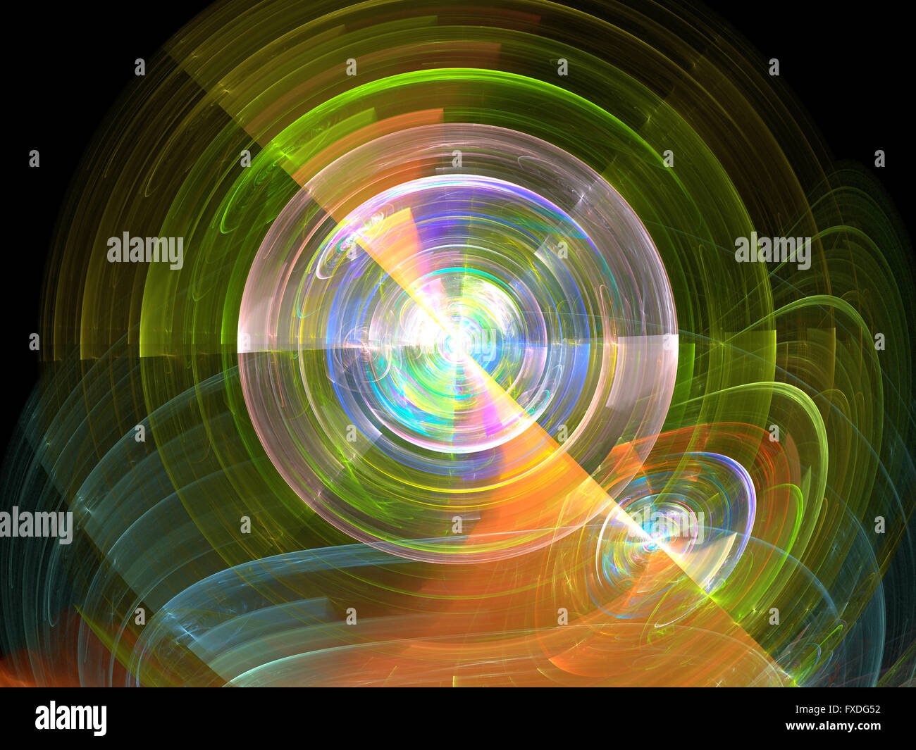 A abstract fractal background created using the recursive fractal flame ...