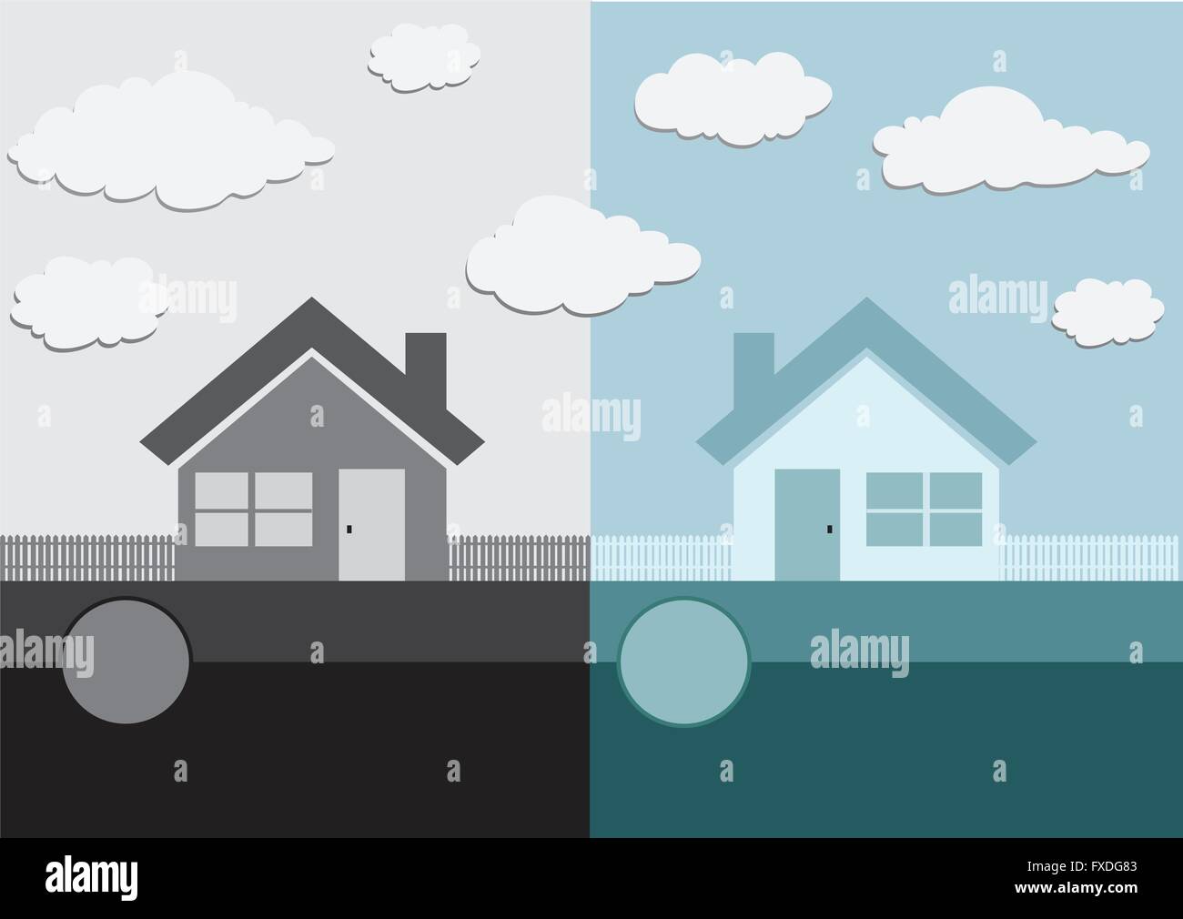 Home icon and Real estate concept Stock Vector Image & Art - Alamy