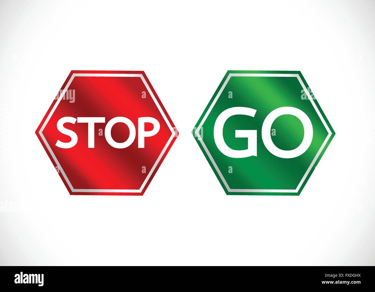 go sign octagon red high resolution stock photography and images alamy