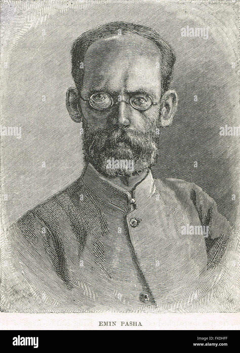 Emin Pasha 1840- 1892 Governor Equatoria Stock Photo