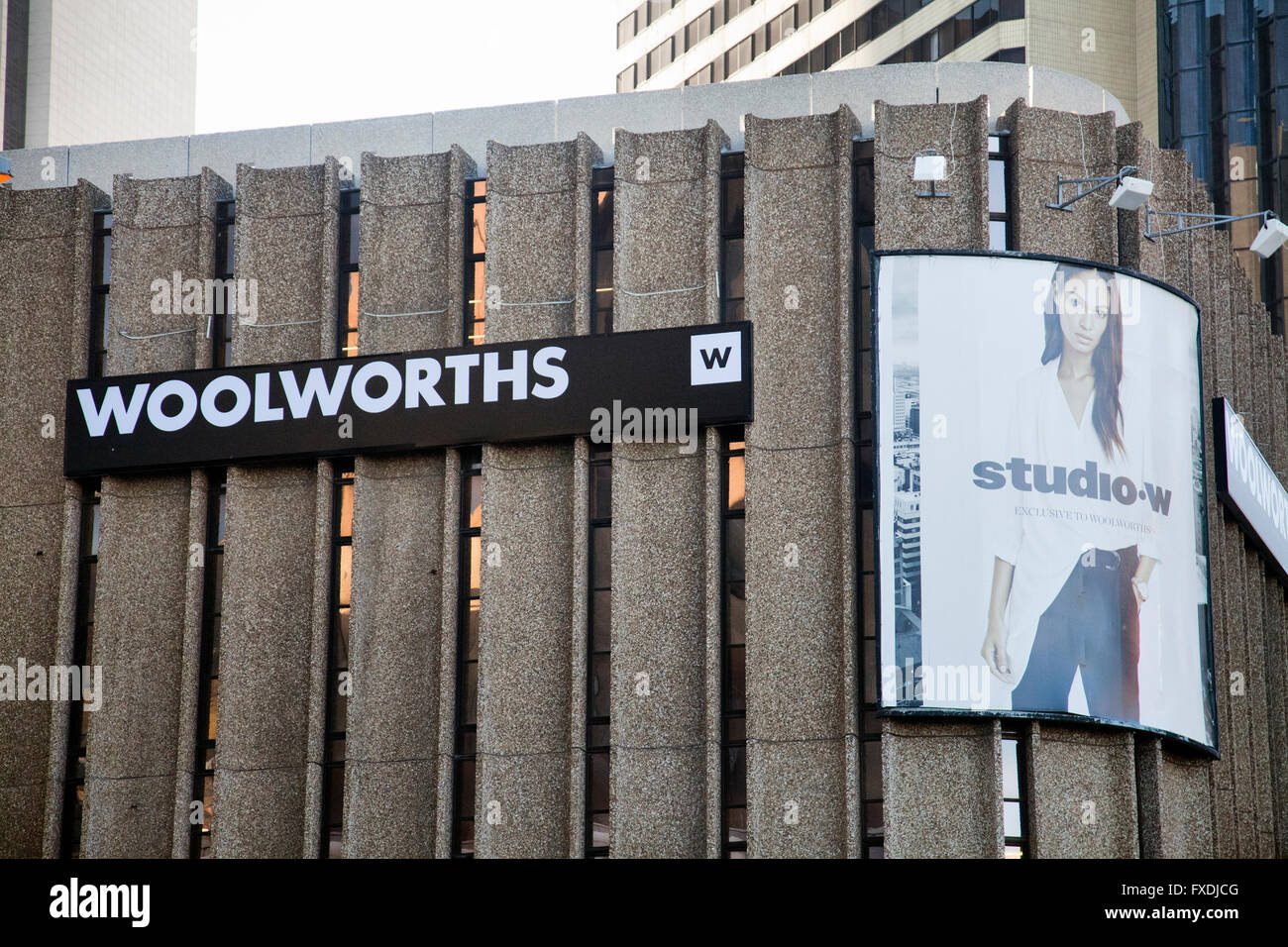 Large Woolworths Billboard in Cape Town City Centre South Africa