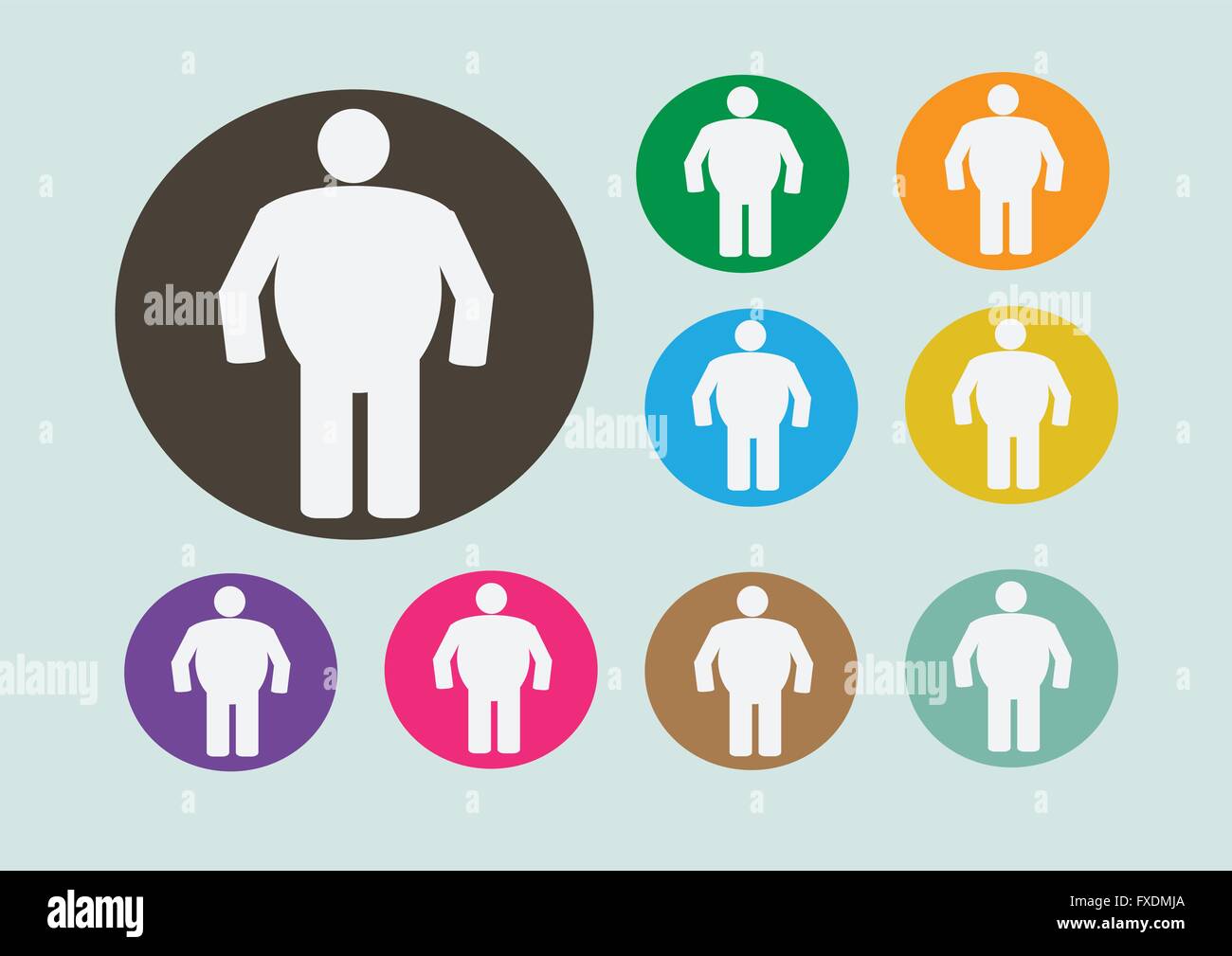 Pictograms people Man Icon Sign Symbol Pictogram Stock Vector Image ...