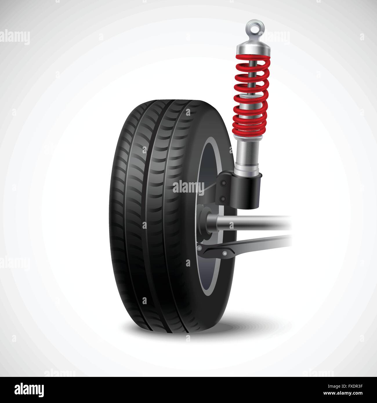 Car Suspension Illustration Stock Vector Image & Art Alamy