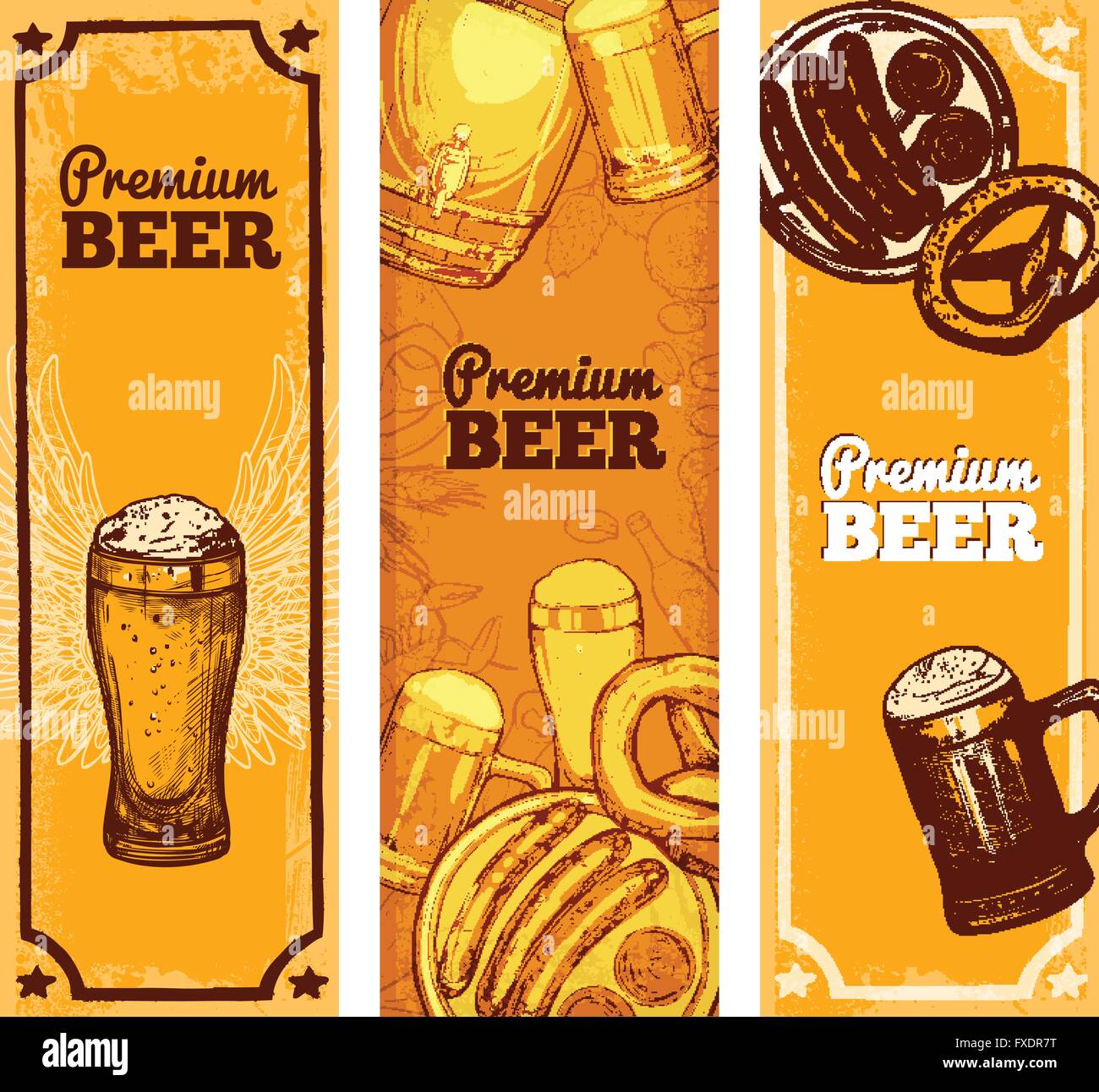 Beer Banner Vertical Stock Vector Image & Art Alamy