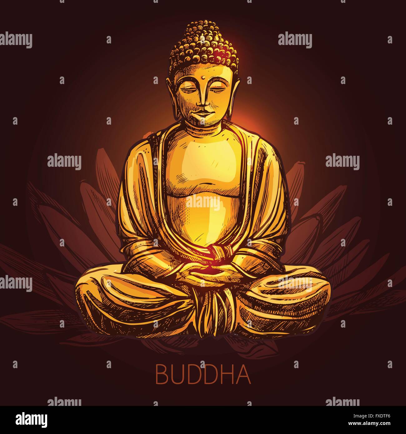 Buddha On Lotus Flower Illustration Stock Vector Image Art Alamy buddha-on-lotus-flower-illustration-stock-vector-image-art-alamy