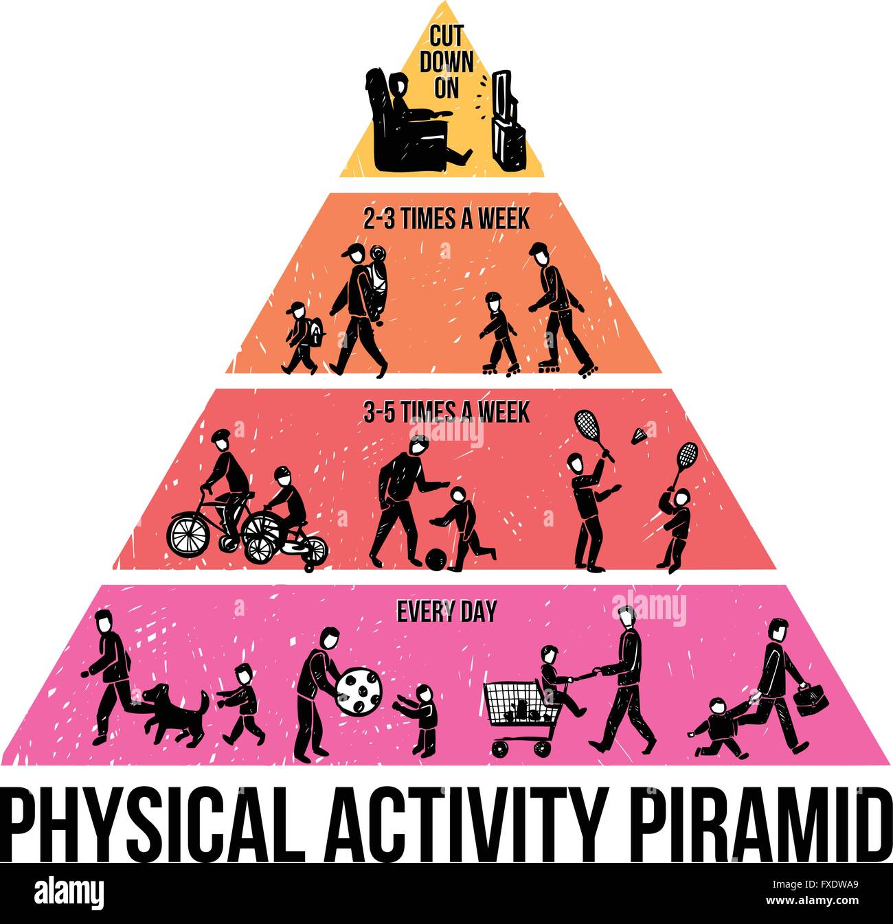 physical-activity-infographics-stock-vector-image-art-alamy