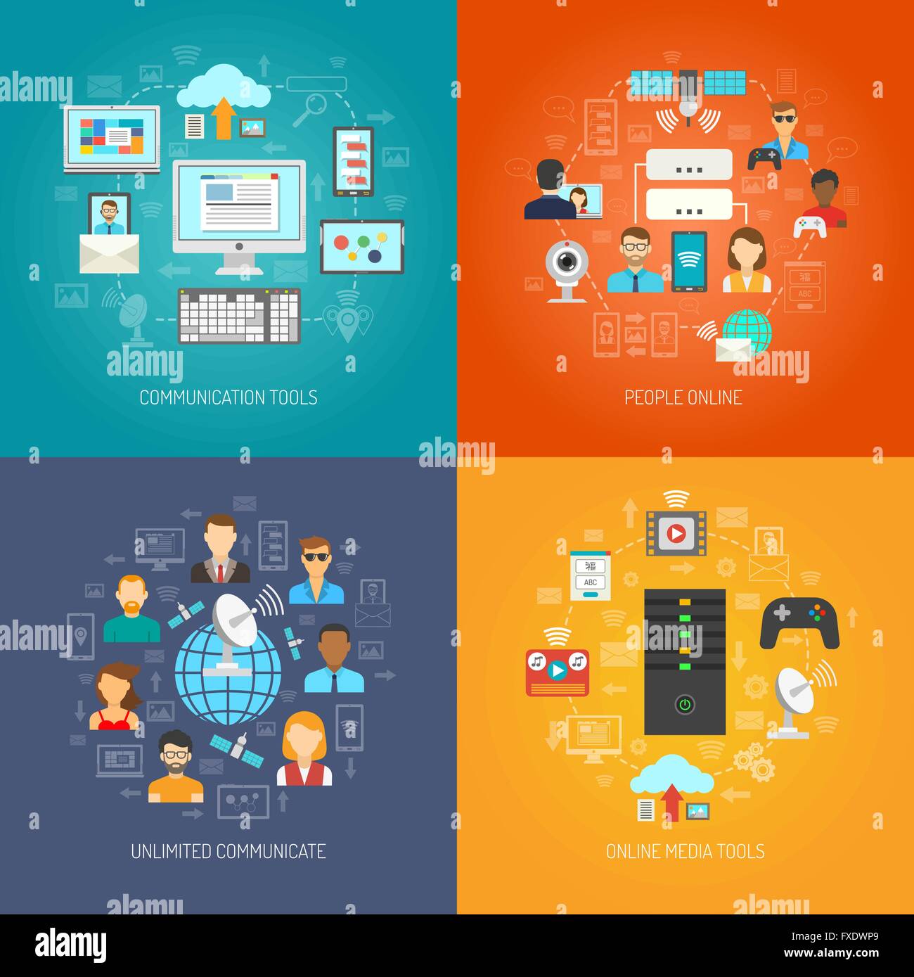 It Design Concept Stock Vector Image & Art - Alamy