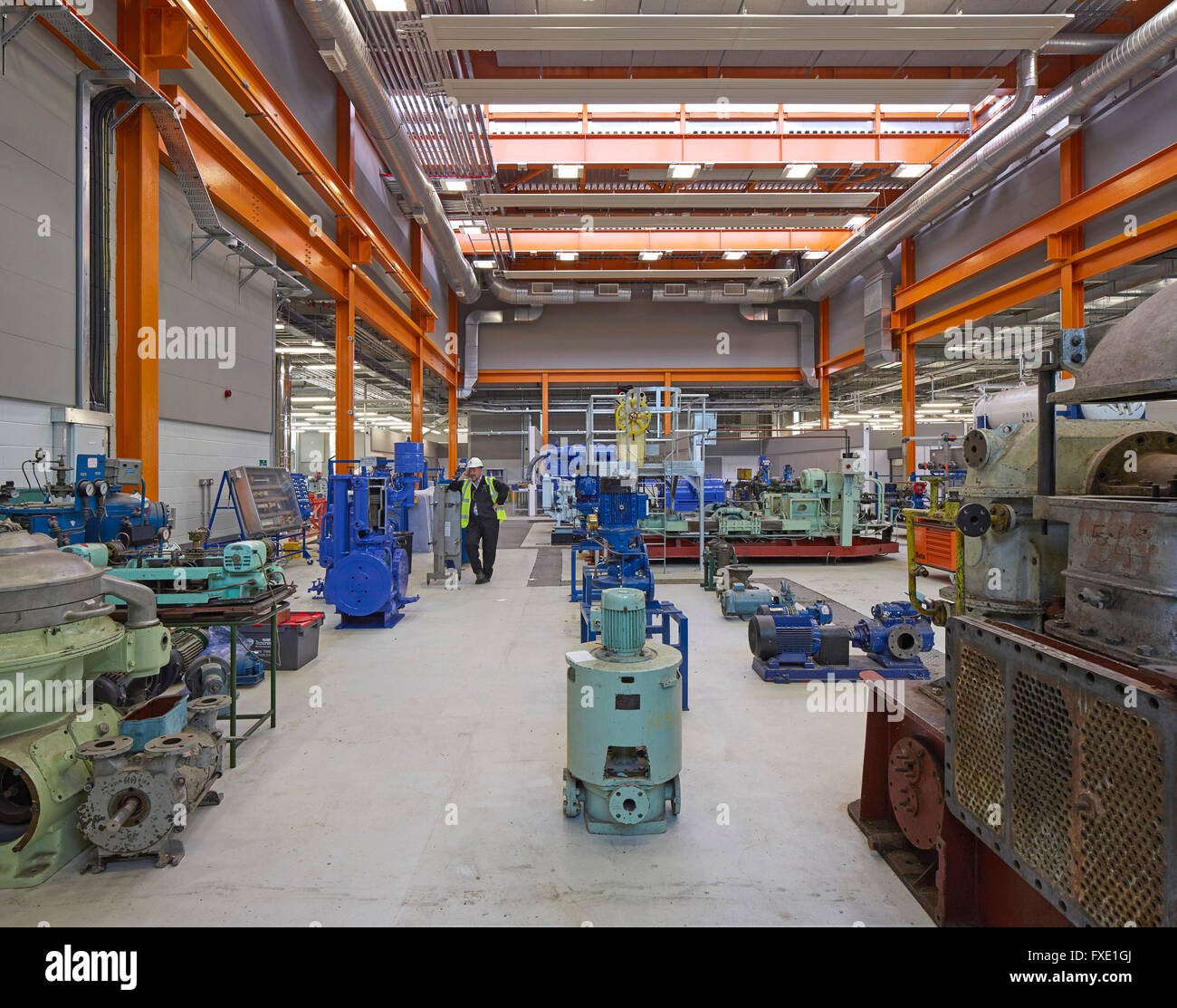 Interior view of engineering City of Glasgow College