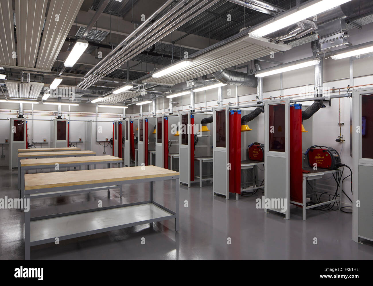 Interior view of engineering City of Glasgow College