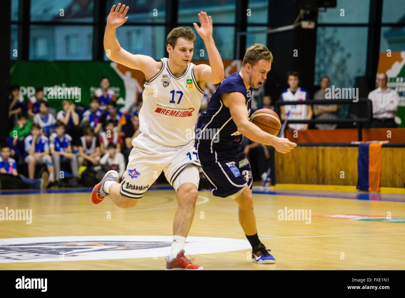 Jaromir Bohacik, Ondrej Siska, basketball Stock Photo - Alamy