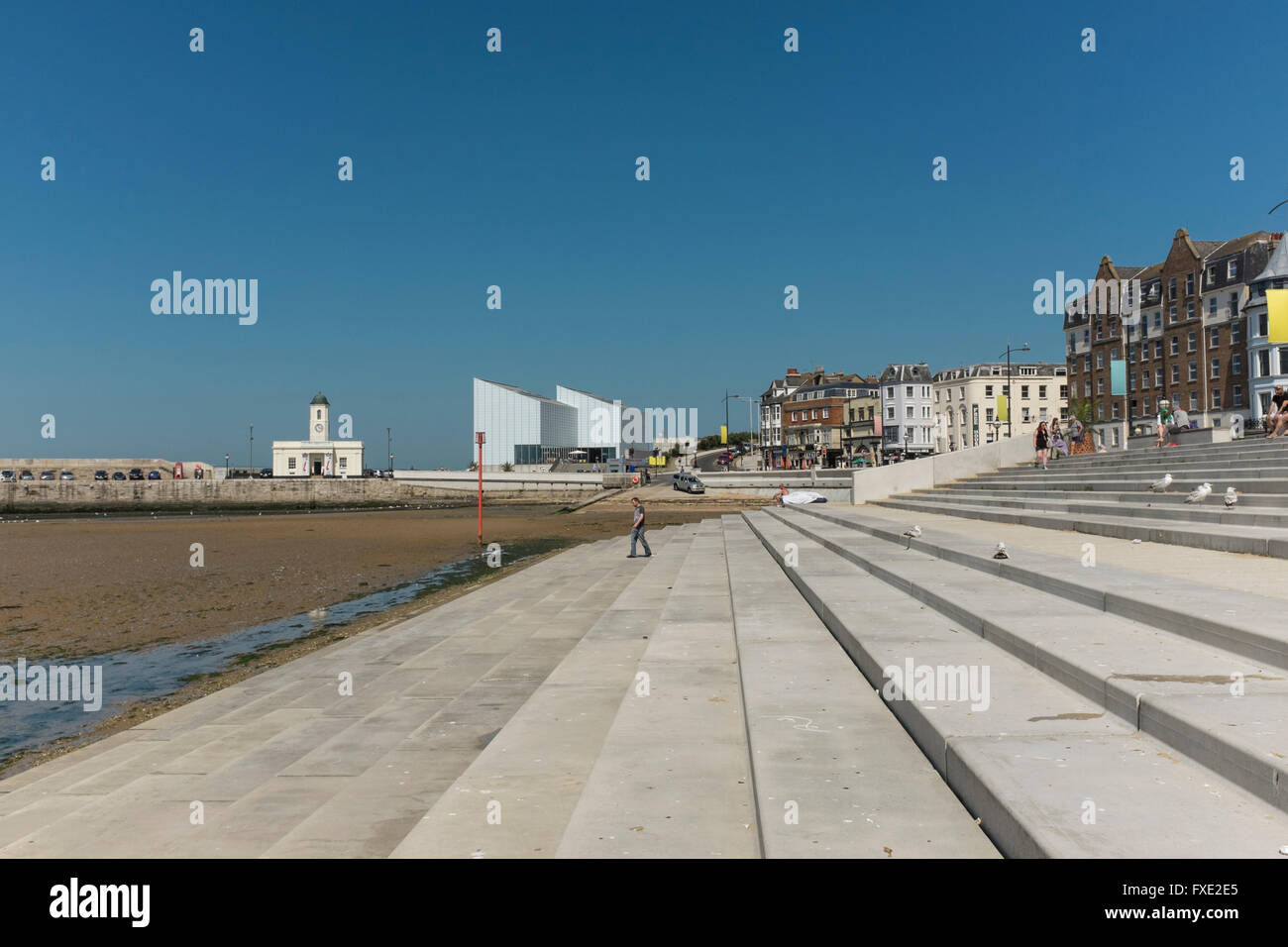 Seafront of Margate, Thanet, Kent, UK Stock Photo