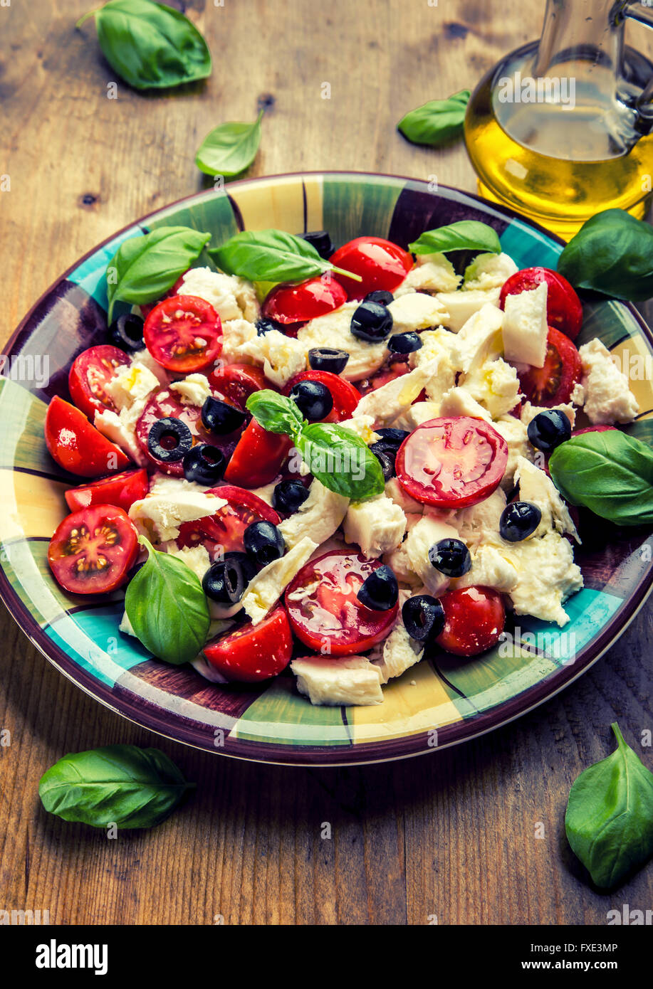 Caprese. Caprese salad. Italian salad. Mediterranean salad. Italian ...