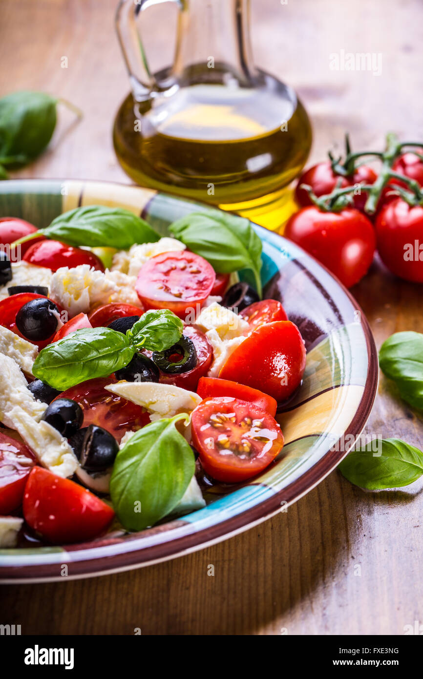 Caprese. Caprese salad. Italian salad. Mediterranean salad. Italian ...