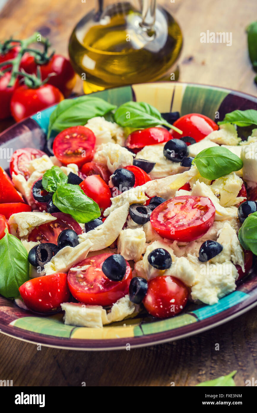Caprese. Caprese salad. Italian salad. Mediterranean salad. Italian ...